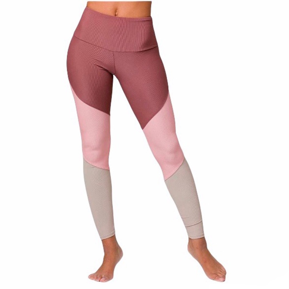 Onzie Colorblock Track Leggings Sz X Small